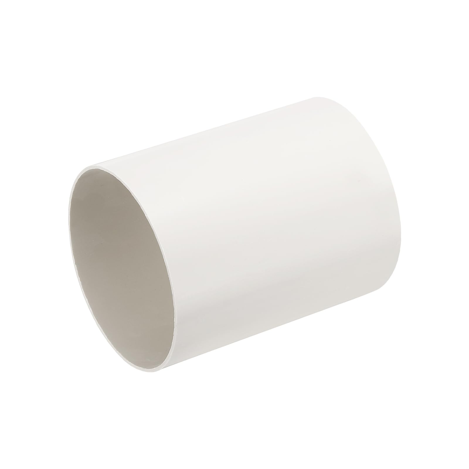 PATIKIL 6.3 Inch Round Plastic Duct Pipe Connector 8 Inch Long Duct Exhaust HVAC Ventilation Tube Ducting Extension for Dryer Vent Connection Extraction Heating Cooling Pipe Lines