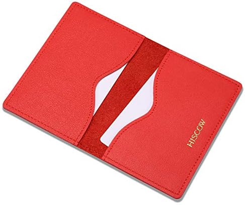 Minimalist Thin Bifold Card Holder - Italian Calfskin