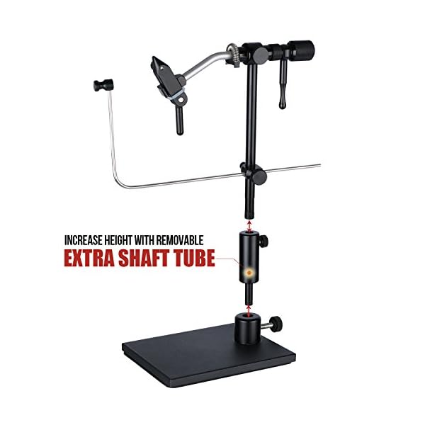 Goture-Rotary-Fly-Tying-Vise-with-Heavy-Pedestal-Base-for-Fly-Fishing-Bait-DIY-with-Case-for-Travel
