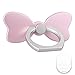 PZOZ Cell Phone Finger Ring Movie Grip Universal Smartphone Dock Car Mount/Sticky Stand/Holder/Kickstand for iPhone 7 6 Plus--Rose Gold Bowknot