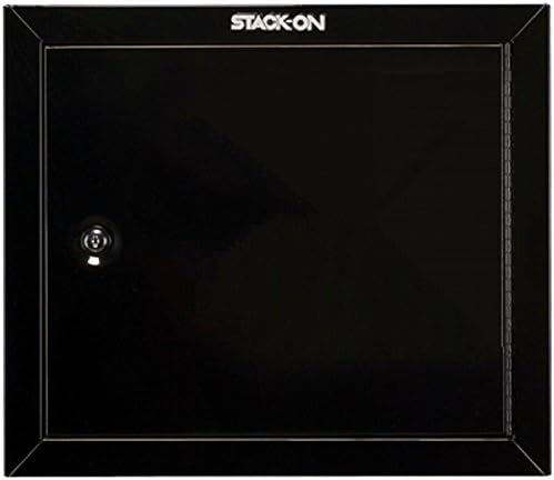GOOD MEDIA Stack-On GCB-900 Steel Pistol/Ammo Cabinet, Black