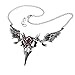 Alchemy Masque of The Black Rose Necklace Gothic, England
