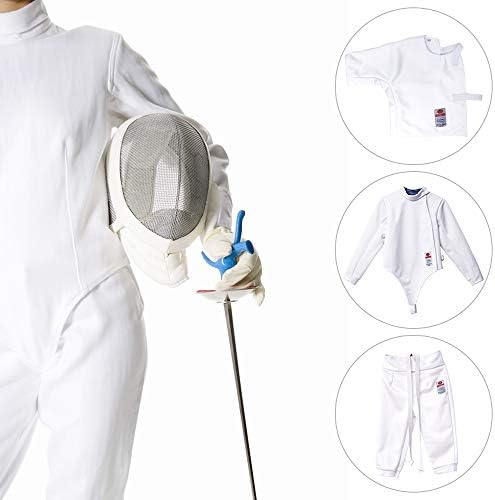 THIBETA Children's Fencing Uniform Set - Fencing Pants Jacket Vest Set for Foil Epee Sabre - Kids/Adult Fencing Professional Costumes