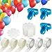 Balloon Arch Kit, Balloon Garland Strip, Balloon Arch Tape，Balloon Tape Strip 50Ft, 300 Dot Glue, 3 Pcs Tying Tool, 30 Flower Clip for Birthday, Wedding, Party Decorations