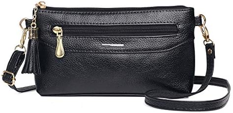 Zg Small Crossbody Purse for Women, Vegan Leather Wristlets, Clutch Wallet Purse with Shoulder Strap