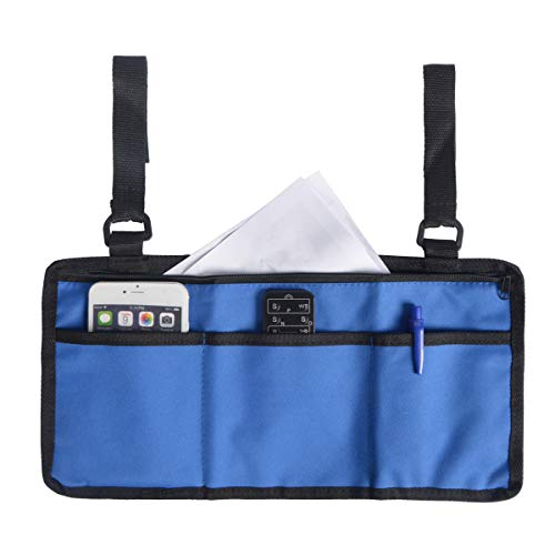 MXCELL Wheelchair Bag Travel Storage Tote Backpack Accessory Pouch Cover Underseat Bag for Your Mobility Devices, Fits Most Scooters, Walkers, Rollators - Manual, Powered or Electric Wheelchairs - Thumbnail 3