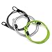 GOOTRADES 3 Pack Outdoor Travel Security Loop Cable Lock Lightweight Tiny U-Lock (2mm,40 Inch Long) primary