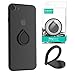 ICHECKEY Smart Phone Ring Holder 360° Adjustable Ring Stand Grip Mount Kickstand for iPhone 7/7 Plus, Galaxy S8/S8 Plus and Almost All Cases/Phones (Black)
