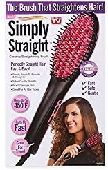 New Simply Straight Ceramic Straightening Brush - As Seen On Tv