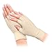 Gent House Unisex Half-Finger Anti Arthritis Health Gloves Pain Relief Carpal Tunnel Support for Men Women Ladies Size M
