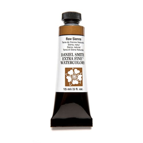 Daniel Smith Extra Fine Watercolor 15ml Paint Tube, Raw Sienna