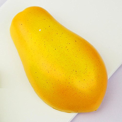 Alonea Fun Squeeze Toys, Squishy Slow Rising Squeeze Toy Gift Squishy Toys (Papaya Yellow) - Thumbnail 4