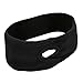 Ponytail Headband (Black) by FAST MILE - Ear Warmer - Sweatband - Sports, Fitness and Fashion - Gift for Girlfriend - LIFETIME 100% Money-Back Guarantee