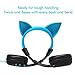 iClever [Upgrade] HS01 Kids Headphones with Mic, Cat Ear Hello Kitty Headphones for Kids Boys Girls, Adjustable 85/94dB Volume Limit, Childrens Headphones for School/Tablet, Blue