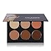 Ucanbe Cream Contour Kit - 6 Color Contouring Makeup and Highlighter Palette for Medium Skin
