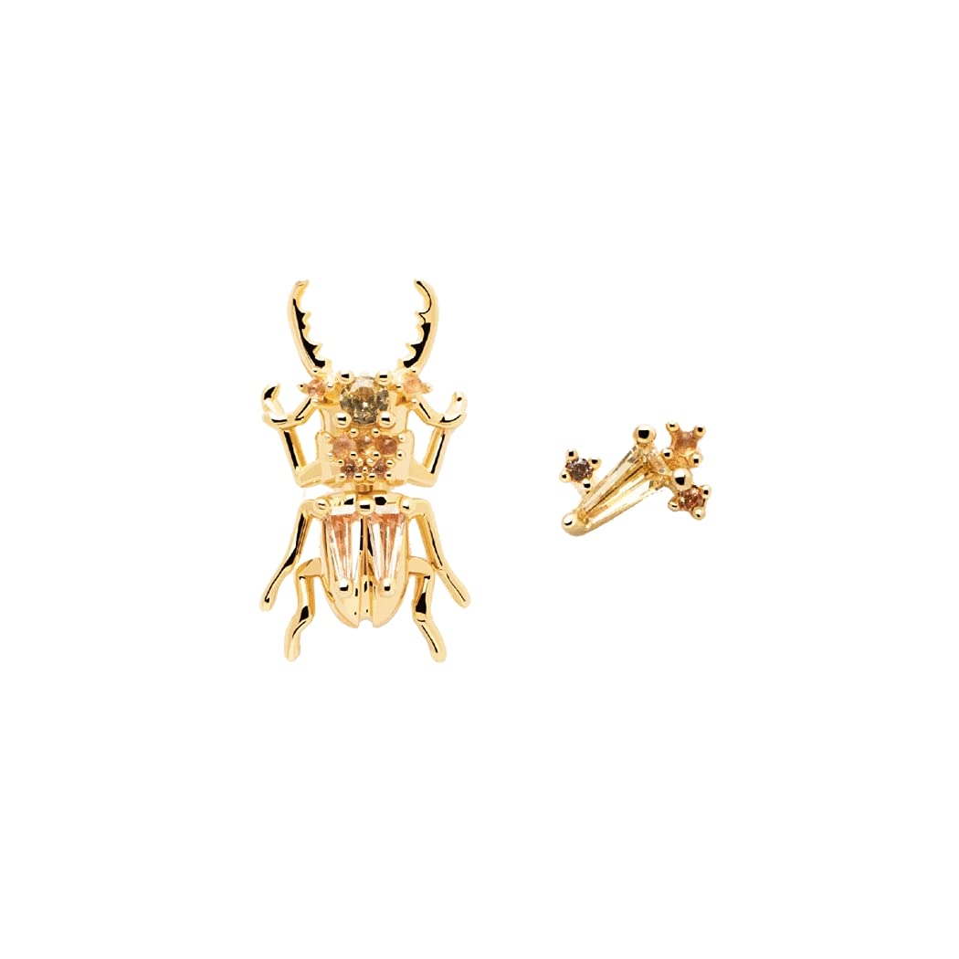 'P D Paola AR01-368-U Courage Beetle Earrings