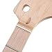 TOP Quality Maple 21 Fret Bass Neck For Fender Bass-JAZZ Bass Clear Satin