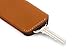 Bellroy Key Cover Plus (Slim Leather Key Organizer, Minimalist Bifold Design with Magnetic Closure, Holds 4-8 Keys) - Caramel