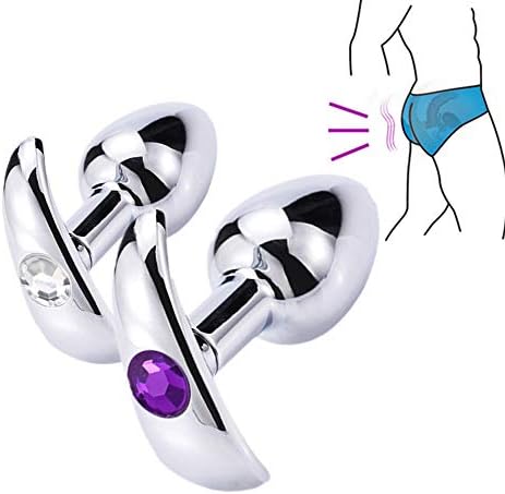 Endand Night anale Plu-g Masager Crystal Jewelry Stainless Steel anale to-ys for Men Woman But-t Plu-g Booty Beads GAI Products as pic All