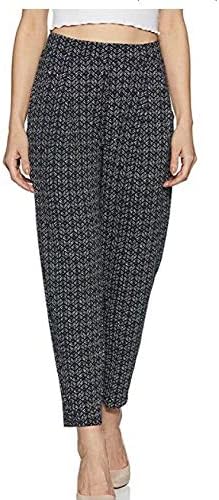 Fashionlabels4less Ladies Womens Pull on Jersey Peg Trouser Chevron Elasticated Waist Stretch ...