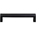 Top Knobs TK251BLK Sanctuary II Collection 5" Modern Metro Pull, Flat Black