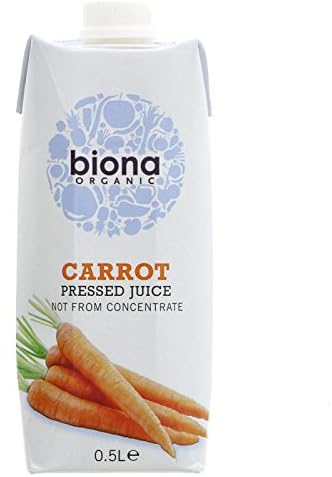 (3 Pack) - Biotta - Organic Carrot Juice | 500ml | 3 Pack Bundle