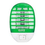 GLOUE Bug Zapper Electronic Insect Killer,Mosquito Killer Lamp,Eliminates Most Flying Pests! Night Lamp (green)