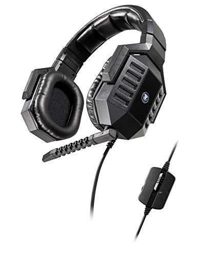 Snakebyte Snakebyte Python 3300S – Stereo Gaming Headset with detachable Microphone for PC / Notebook / Computer – Incl. In Line Remote – Over the Ear – Wired – PC;Mac;Linux;