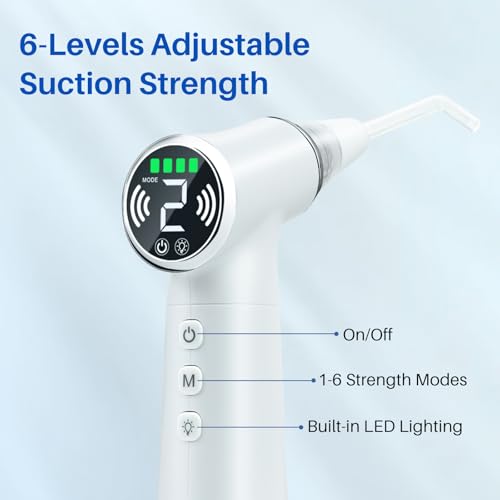 Vhipu Electric Tonsil Stone Remover Set, Quickly Remove Almond Stones, Almond Stones Cupping Glass, Fight Bad Breath for Convenient and Suitable for Use at Home and Travel