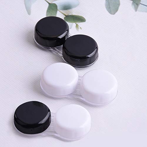 Migavan Eyeglasses Case,Contact Lens Case,2 in 1 Multi-Function Double Interlayer Eye Glasses Box Case with Contact Lens Case Bottle Accessories Kit for Men Women