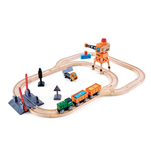 hape wooden railway