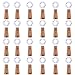 LEDIKON 24 Pack 20 LED Wine Bottle Lights with Cork,3.3Ft Silver Wire Cool White Cork Lights Battery Operated Fairy Mini String Lights for Wedding Party Wine Liquor Bottles Crafts Christmas Decor