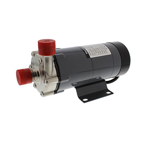 Magnetic Drive Home Brew Beer Siphon and Water Circulation Pump – Food Grade Stainless Steel Head with 1/2" Inch Thread