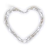LUCKLED Outdoor Solar Powered String Lights, 120 LED White Fairy Starry Copper Wire Rope lights for Indoor, Garden, Home, Wedding, Christmas Party and Holiday Decorations