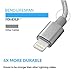 PowerUp-iPhone Charger Cord-Apple Certified Lightning Cable-(6ft)-(Space Grey)