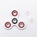 Cppslee Hands Fidget Spinner Toy Stress Reducer- Perfect For ADD, ADHD, Anxiety, and Autism Adult Children (White + red)