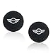 Wall Stickz 2.75 Inch Diameter Oval Tough Car Logo Vehicle Travel Auto Cup Holder Insert Coaster Can 2 Pcs Pack fit Mini Accessory