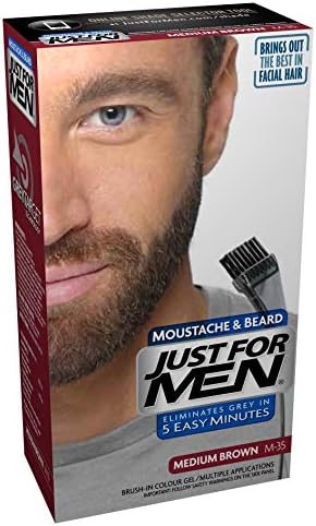 Just For Men Color Gel Mustache & Beard M-35 Medium Brown 1 Ea