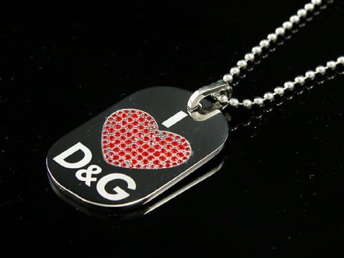 Amazon D G ドルチェ ガッバーナ プレートタグネックレス Dj0637 ネックレス 通販