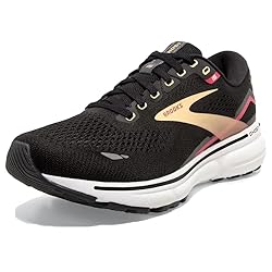 Brooks Women's Sneaker, Black Orange Raspberry, 11
