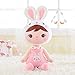 Conzy Stuffed Bunny Rabbit Baby Doll Gifts for Girl Super Soft Buddy Cuddly Baby Girl Toy Gifts Easter Day Gifts wtih Gift Bag 16.5 Inches in Standing