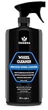 TriNova Wheel Cleaner Rim Cleaning Spray - Remove Tire Dirt, Oil Residue, Dust & More - Restores Shine & Clears Stains - Polished, Painted Alloy, Chrome Wheels. 18 OZ
