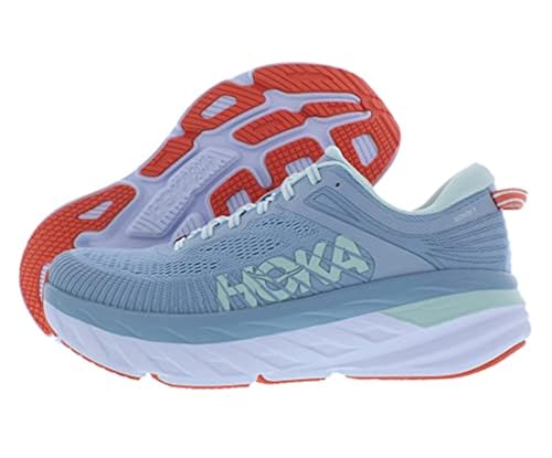 HOKA ONE ONE Bondi Womens Shoes Size Color: Blue Fog/Blue