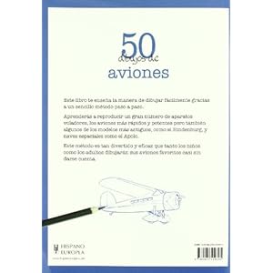 50 Dibujos de aviones / 50 drawings of aircraft (Juegos . Hobbies) (Spanish Edition)
