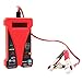 MOTOPOWER MP0514C 12V Digital Battery Tester Voltmeter and Charging System Analyzer with LCD Display and LED Indication - Red Rubber Paint
