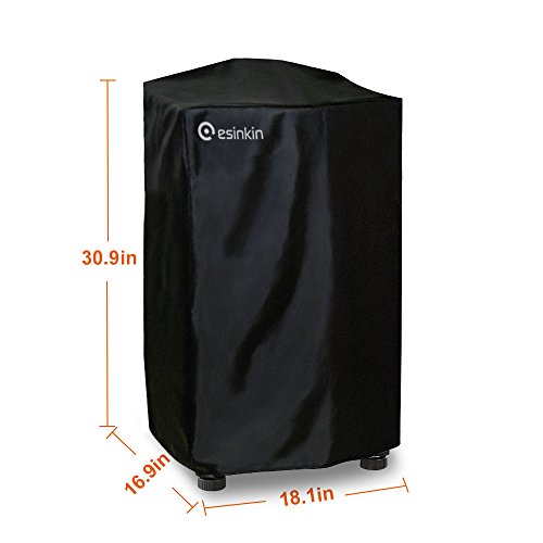 Esinkin Durable 30-Inch Electric Smoker Cover, Black - Thumbnail 2