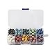 Lava Beads Rock Stone for Jewelry Making Findings Accessories,8mm 200pcs (Mix Color)
