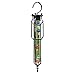 Bits and Pieces - Hanging Galileo Thermometer-Decorative Home Weather Instrument - Outdoor/Indoor Décor Temperature Gauge - Decorative Accent for The Yard