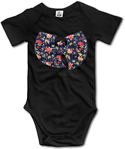 Cotton Baby Wu Tang Clan Flora Shirt Hip Hop Raglan Jersey Short Sleeve Bodysuit