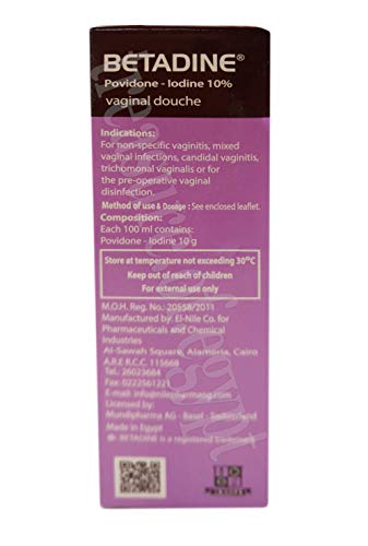 BETADINE Vaginal Douche for Women Care 120 ml (1 Pack / 120 ml)
